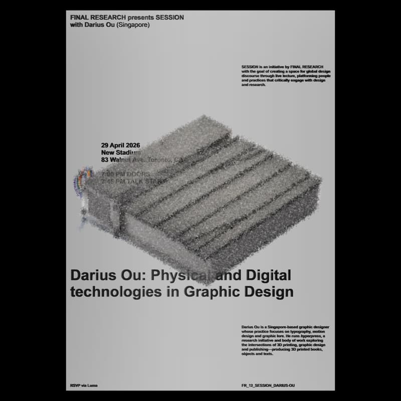 Cover Image for Darius Ou: Physical and Digital Technologies in Graphic Design