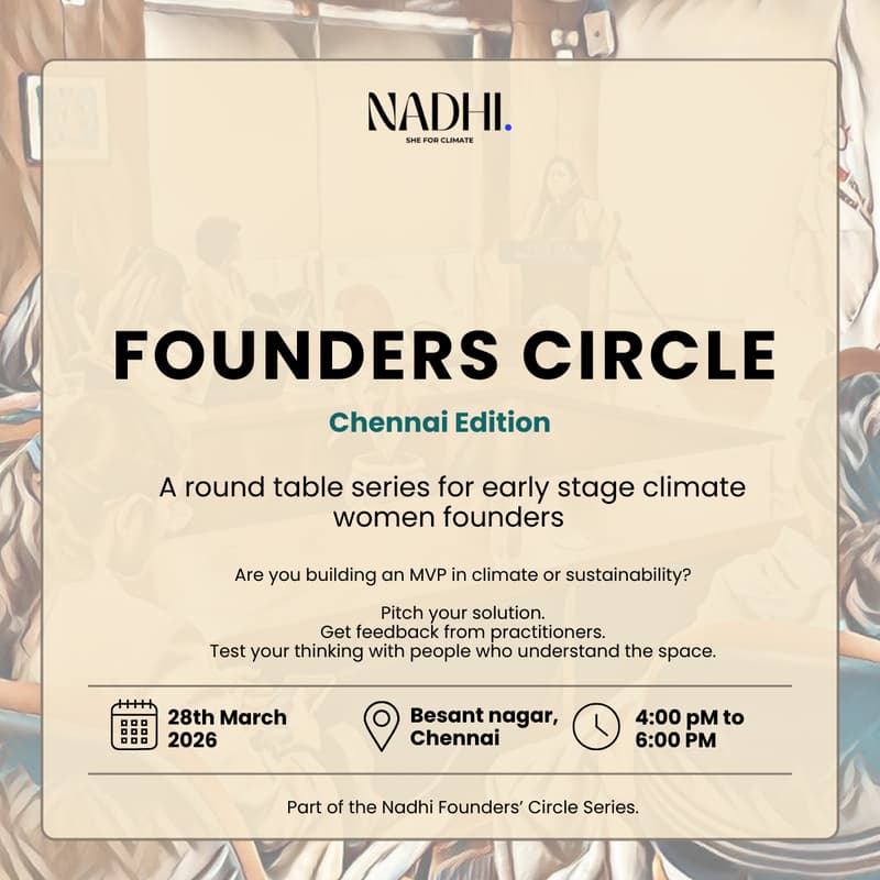 Cover Image for Founders' Circle | Nadhi Chennai