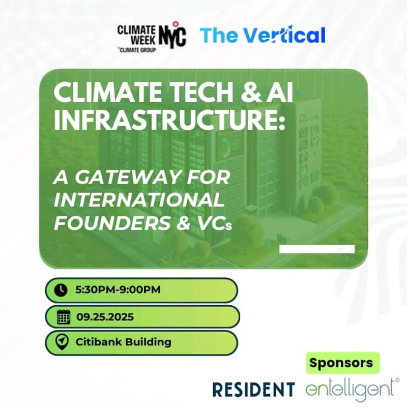 Cover Image for ClimateTech & AI Infrastructure: A Gateway for International Founders & VCs
