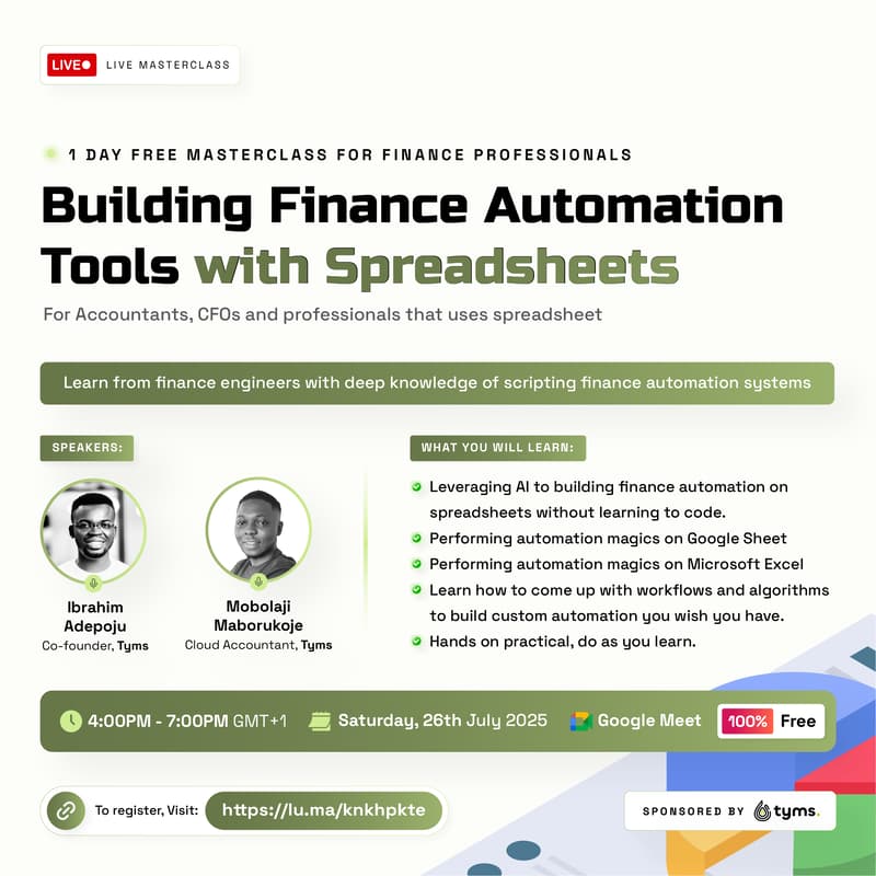 Cover Image for Building Finance Automation Tools with Spreadsheets