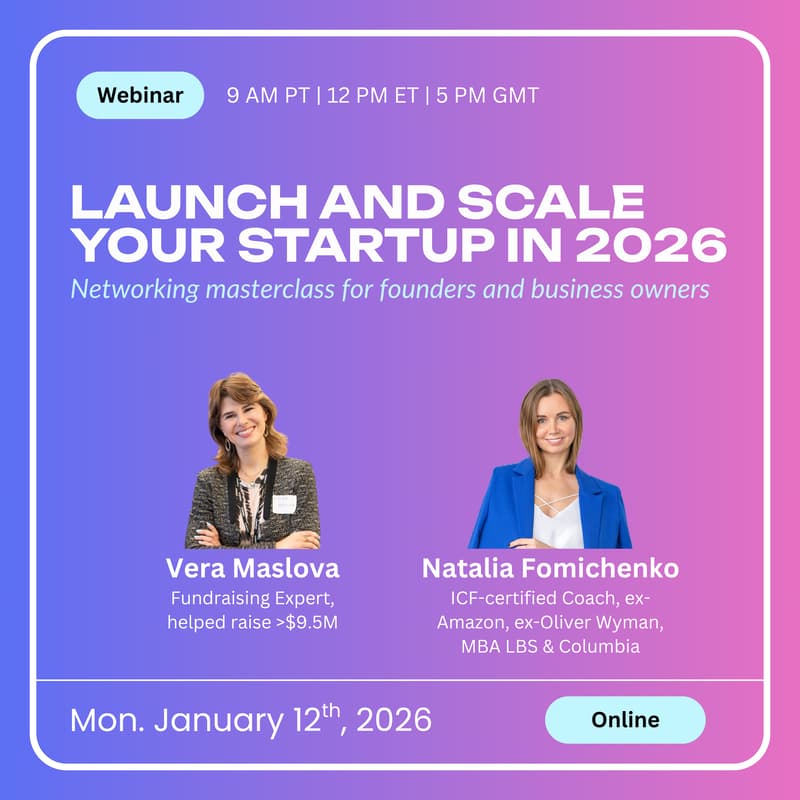 Cover Image for Launch and Scale Your Startup in 2026: Networking Masterclass