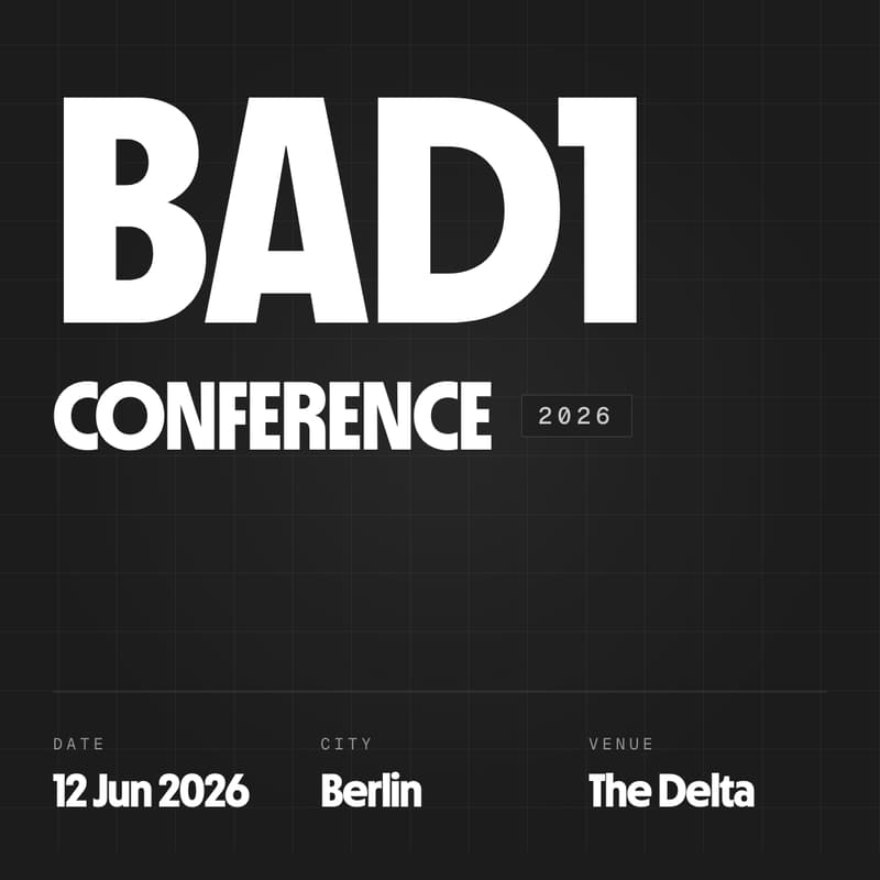 Cover Image for BAD1 Conference