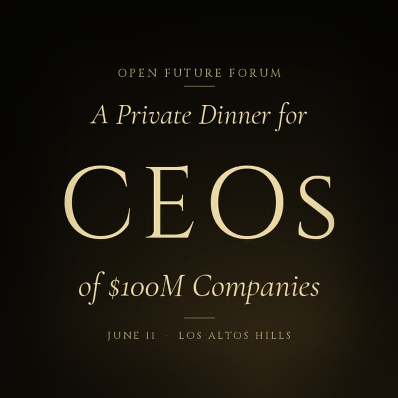 Cover Image for CEO PRIVATE DINNER