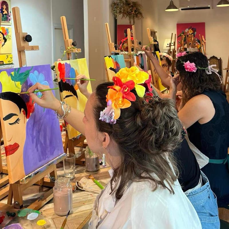 Cover Image for Sip&Paint Frida Kahlo
