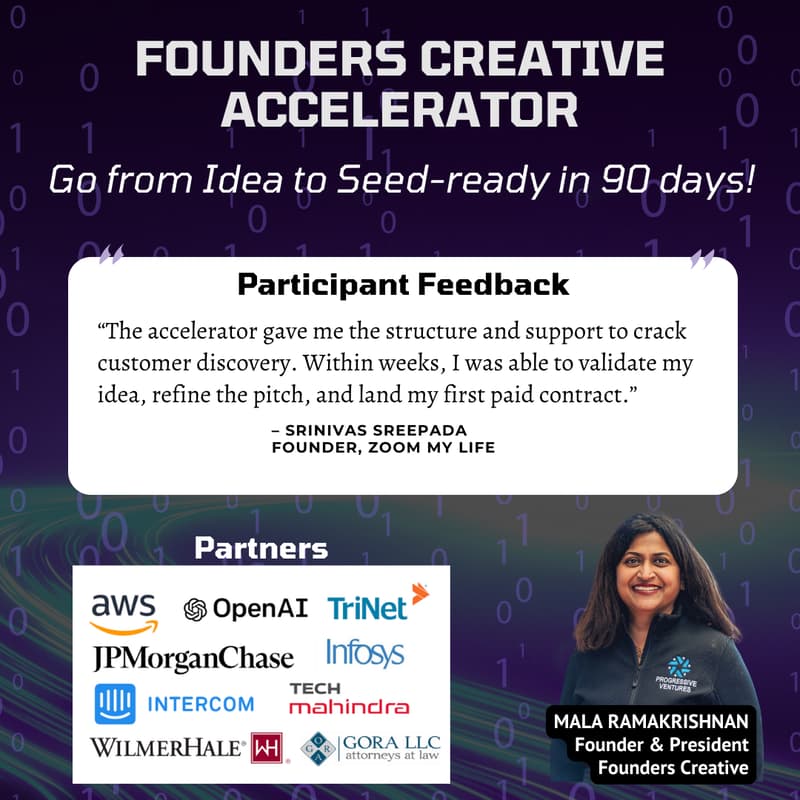 Cover Image for Founders Creative Accelerator Info Session