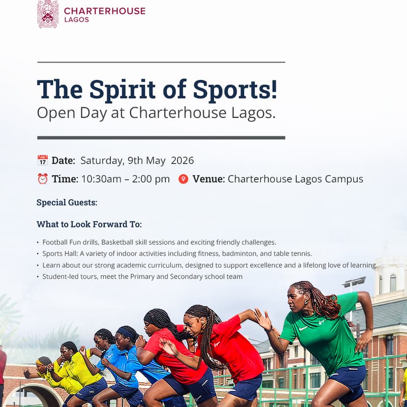 Cover Image for SPORTS Open Day - Charterhouse Lagos