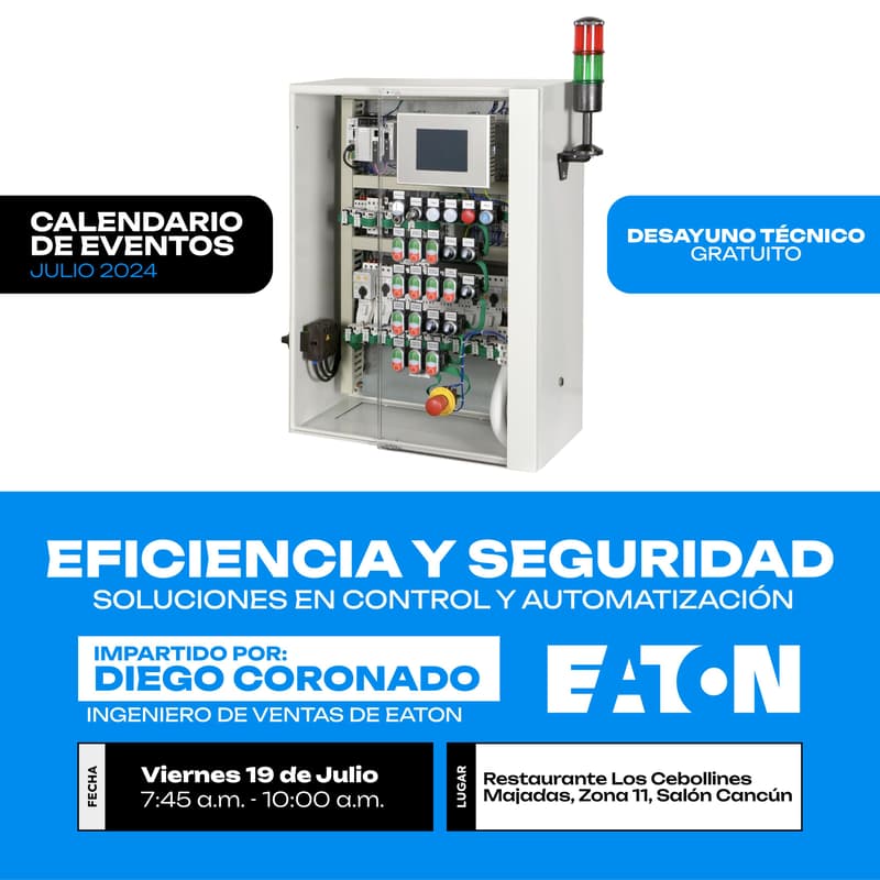 Cover Image for Eficiencia y Seguridad con Eaton: Soluciones en Control y Automatización