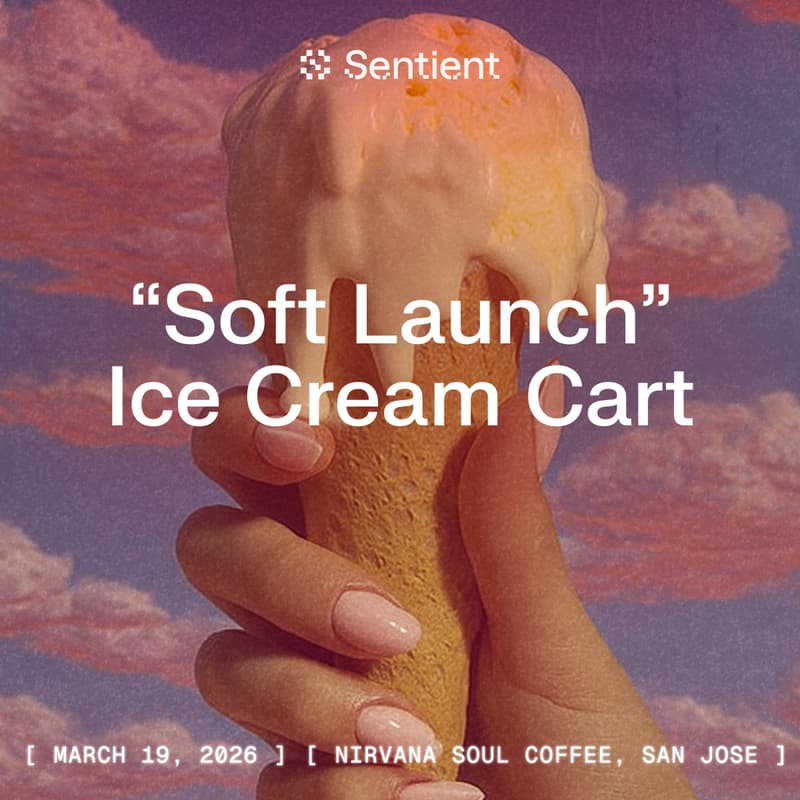 Cover Image for Sentient "Soft Launch" Ice Cream Cart | Nvidia GTC Edition