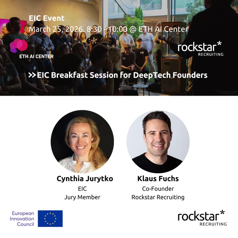 Cover Image for EIC Breakfast Session for DeepTech Founders