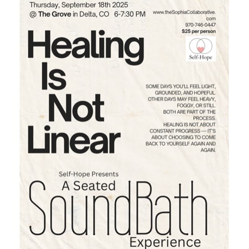 Cover Image for Seated SoundBath @the Grove