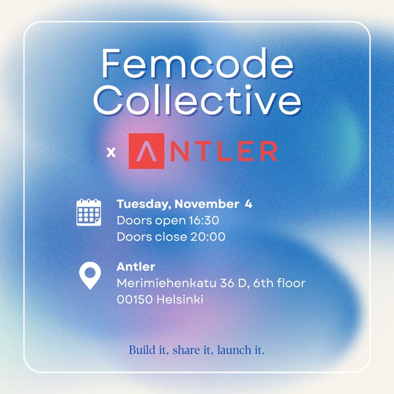 Cover Image for Femcode Collective x Antler: Vibe coding kick-off