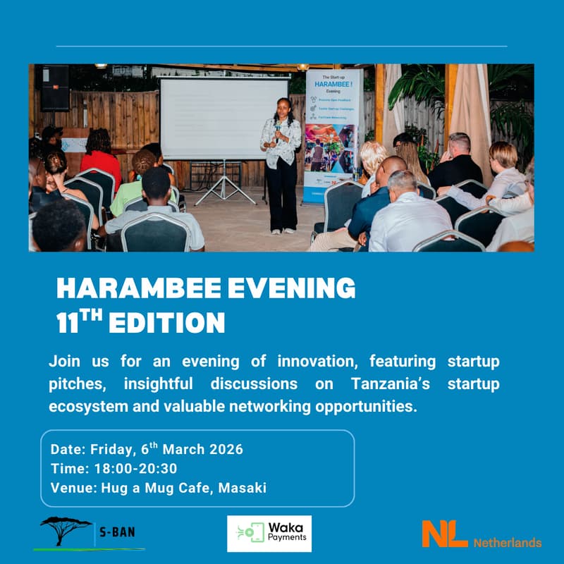 Cover Image for HARAMBEE START-UP EVENING 11TH EDITION