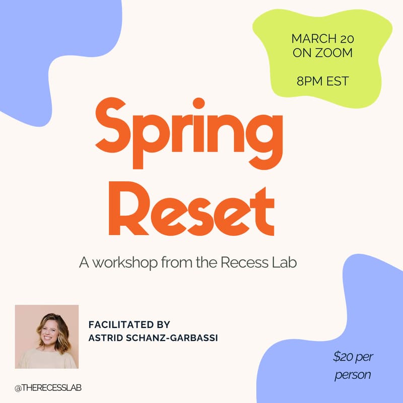 Cover Image for Spring Reset