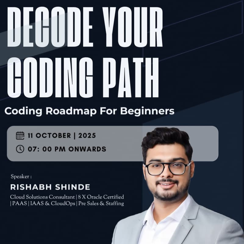 Cover Image for DECODE YOUR CODING PATH : Coding Roadmap For Beginners