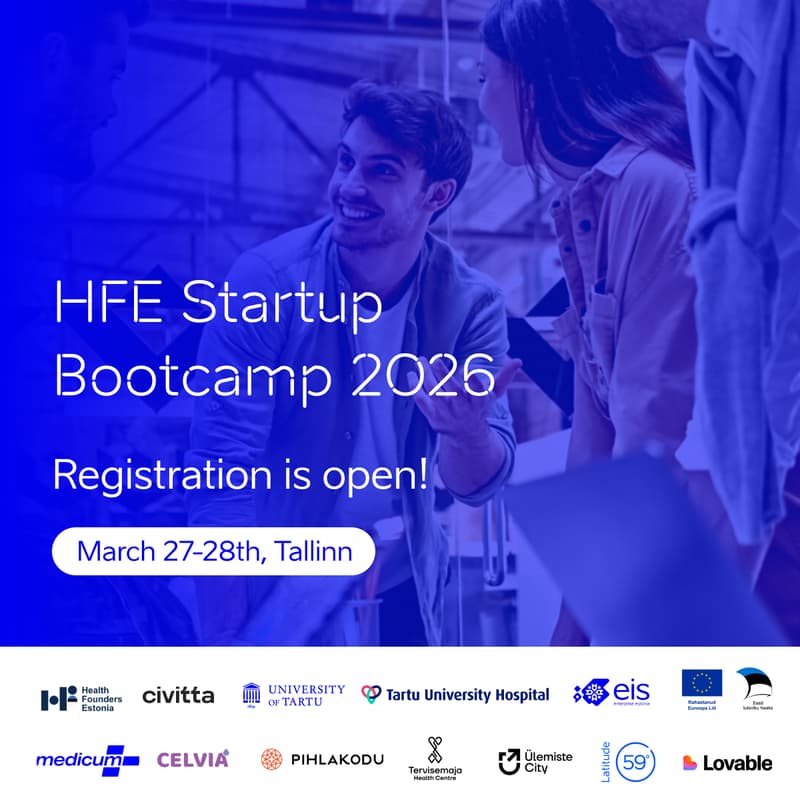 Cover Image for Health Founders Estonia Startup Bootcamp 2026