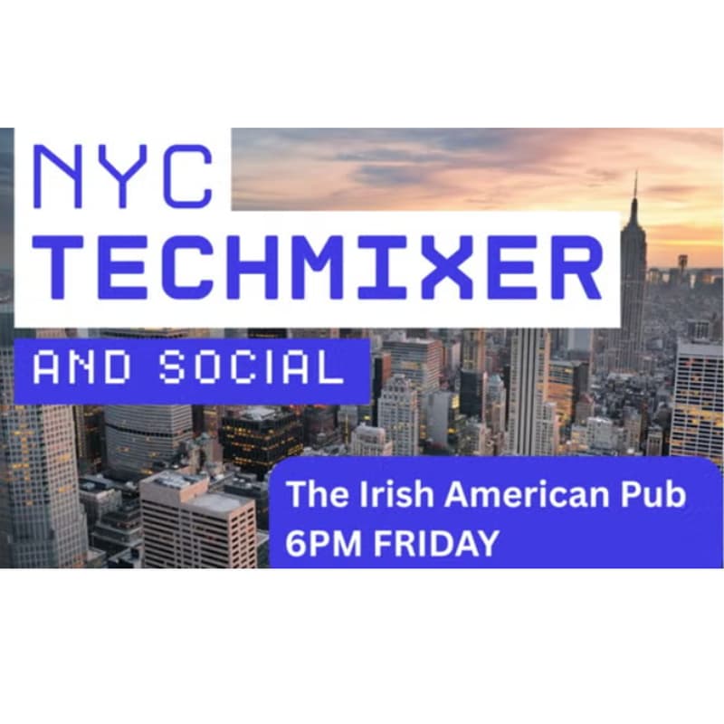 Cover Image for New York City Tech Mixer and Social (Tech / AI / Data) π»πβ¨ NYC Connect