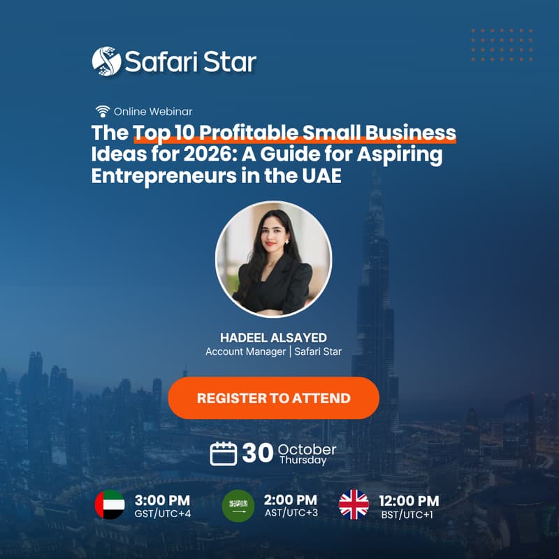 Cover Image for Top 10 Profitable Small Business Ideas in the UAE for 2026