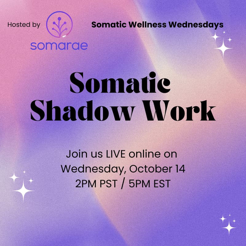 Cover Image for Somatic Shadow Work (Somatic Wellness Wednesdays)