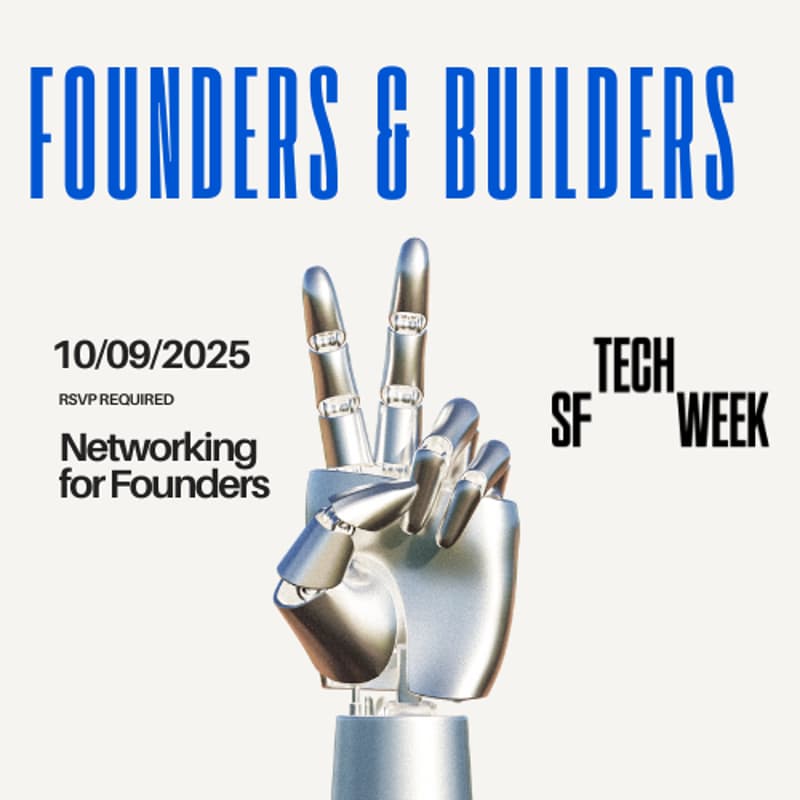 Cover Image for 🍹 Founder & Investor Mixer: #SFTechWeek