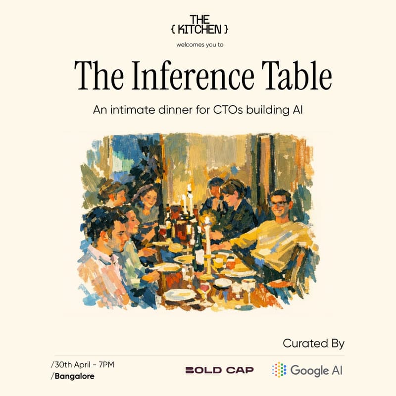 Cover Image for The Inference Table — CTO Dinner by Google AI