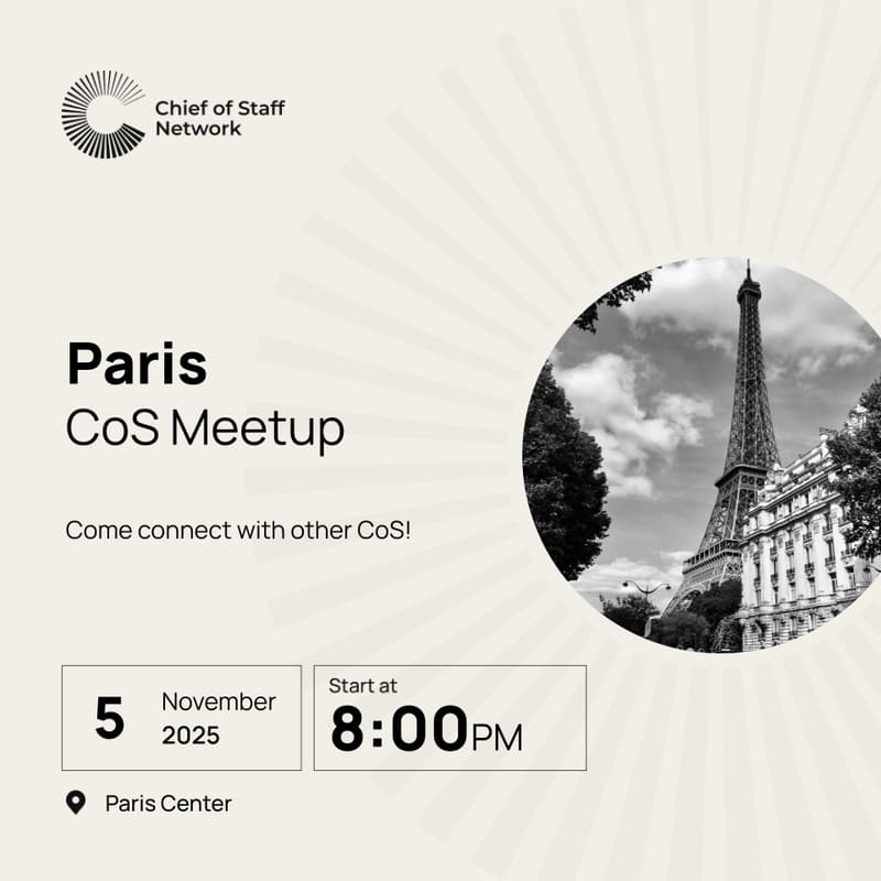 Cover Image for Paris CoS Meetup (Nov 5)