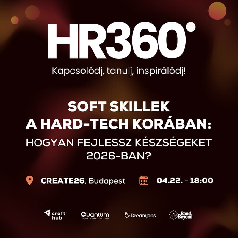 Cover Image for HR360° - Soft skillek a hard-tech korában