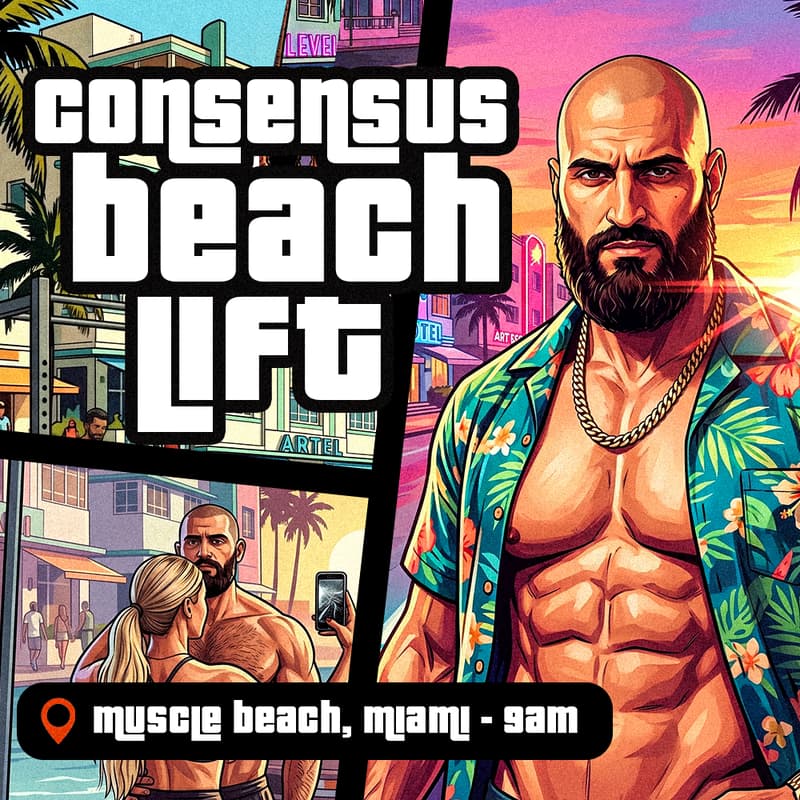 Cover Image for Muscle Beach x Consensus - Morning Outdoor Lift 💪🏻