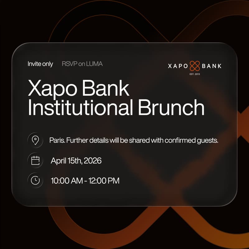 Cover Image for Xapo Bank Institutional Brunch
