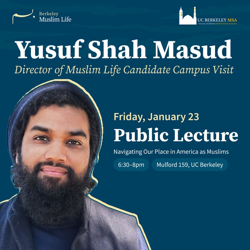 Cover Image for Public Lecture with Yusuf Shah Masud