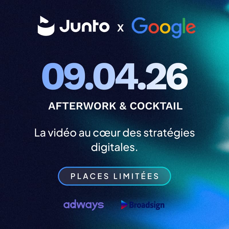 Cover Image for Afterwork Google x Junto : La vidéo au cœur des stratégies digitales