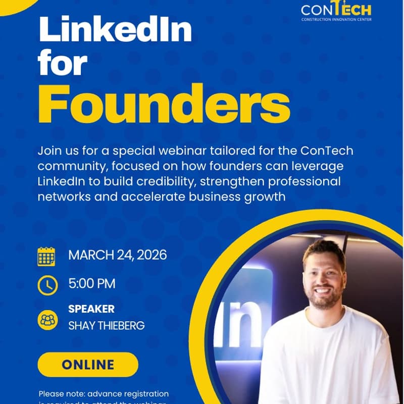 LinkedIn for Founders · Zoom · Luma