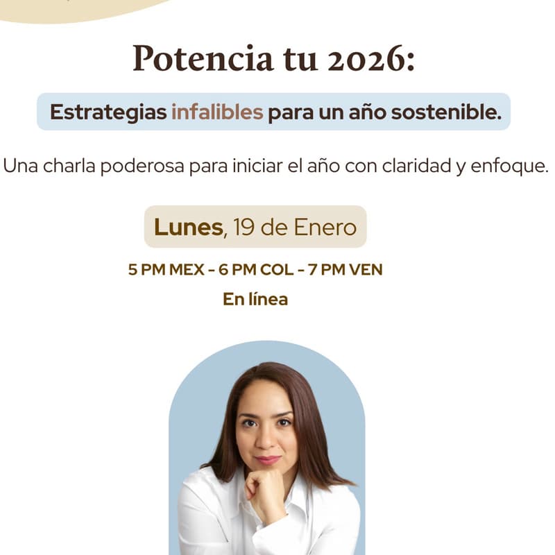 Cover Image for Potencia tu 2026: Estrategias infalibles para un año sostenible