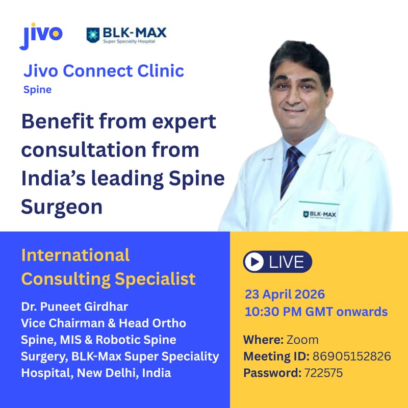 Cover Image for Jivo Connect Clinic - Spine