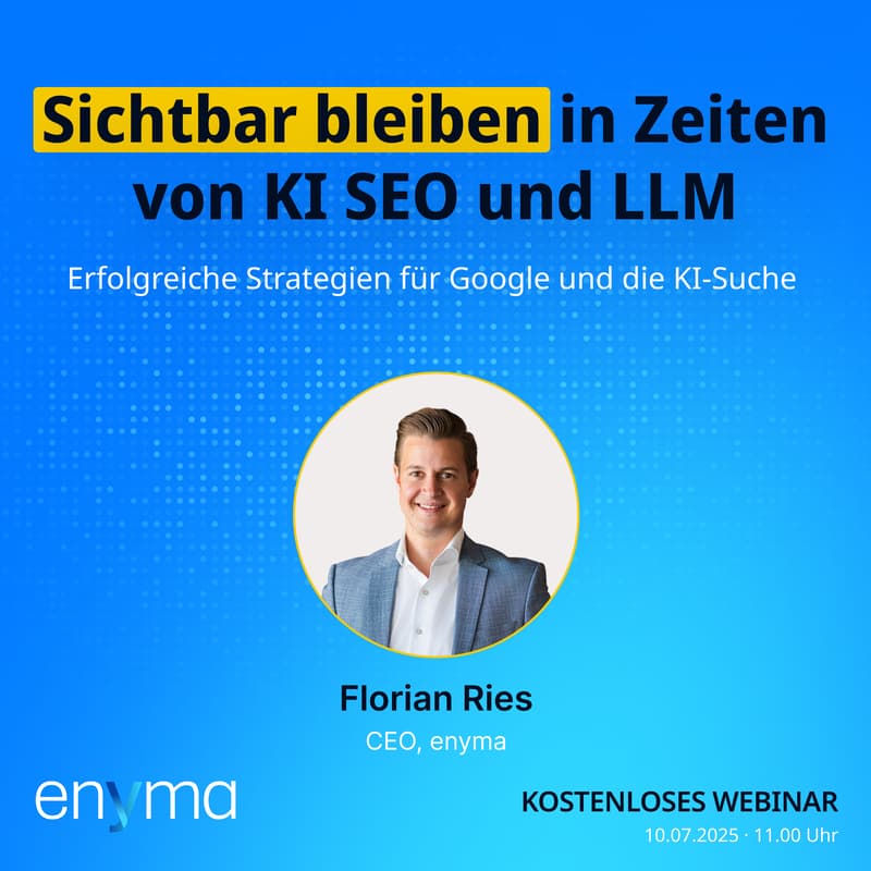 Cover Image for Sichtbar bleiben in Zeiten von KI SEO und LLM: Erfolgreiche Strategien für Google und die KI-Suche