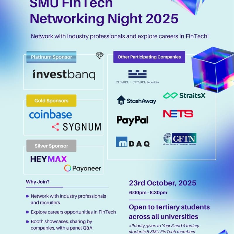 Cover Image for SMU FinTech Networking Night 2025