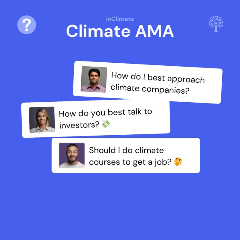 Cover Image for Weekly inClimate AMA