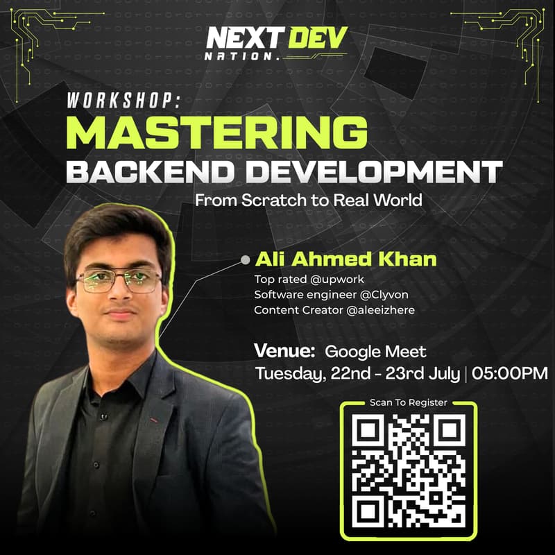 Cover Image for Mastering Backend Development