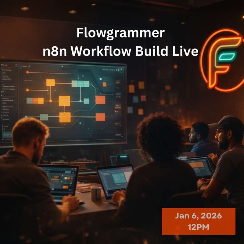 Cover Image for Flowgrammer n8n Workflow Build Live (Online)