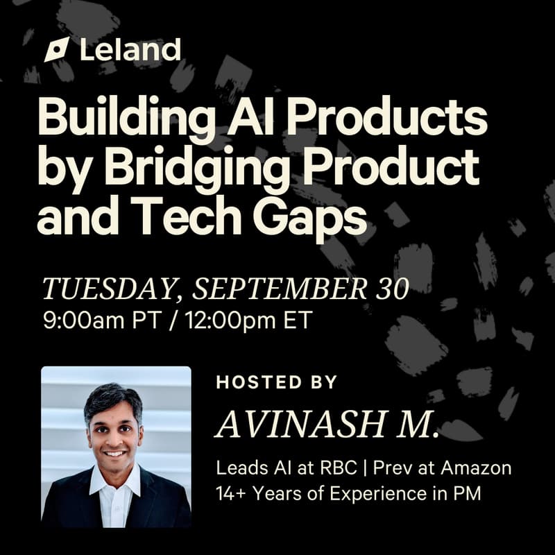 Cover Image for Building AI Products by Bridging Product and Tech Gaps