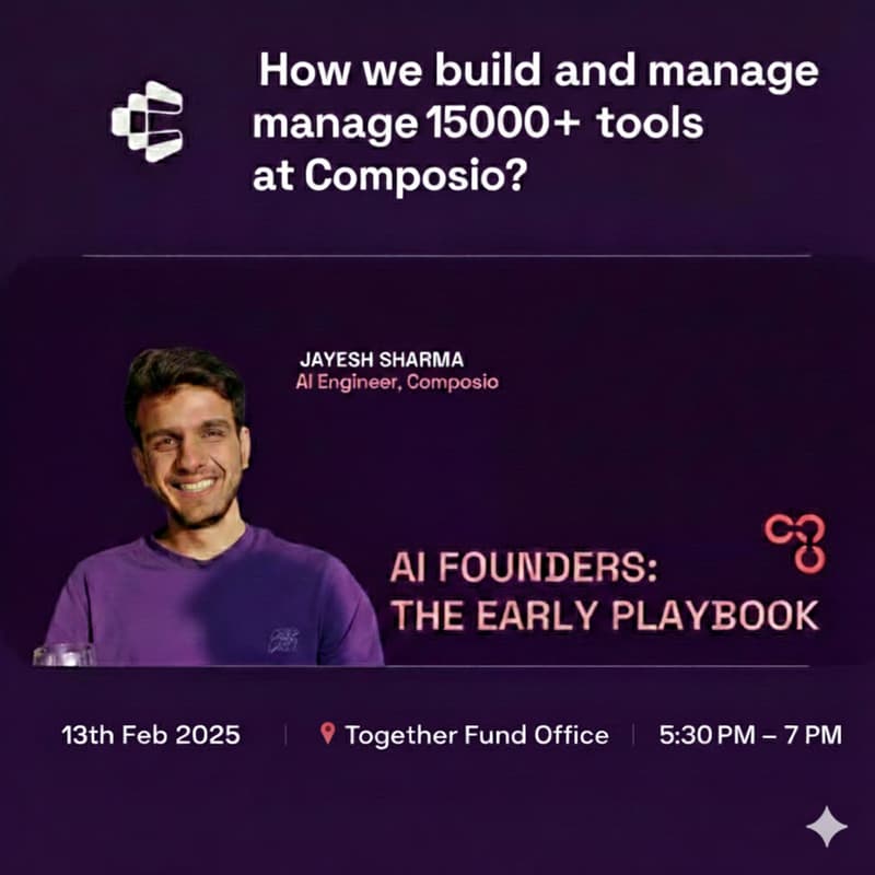 Cover Image for How we build and manage 15000+ tools at Composio?
