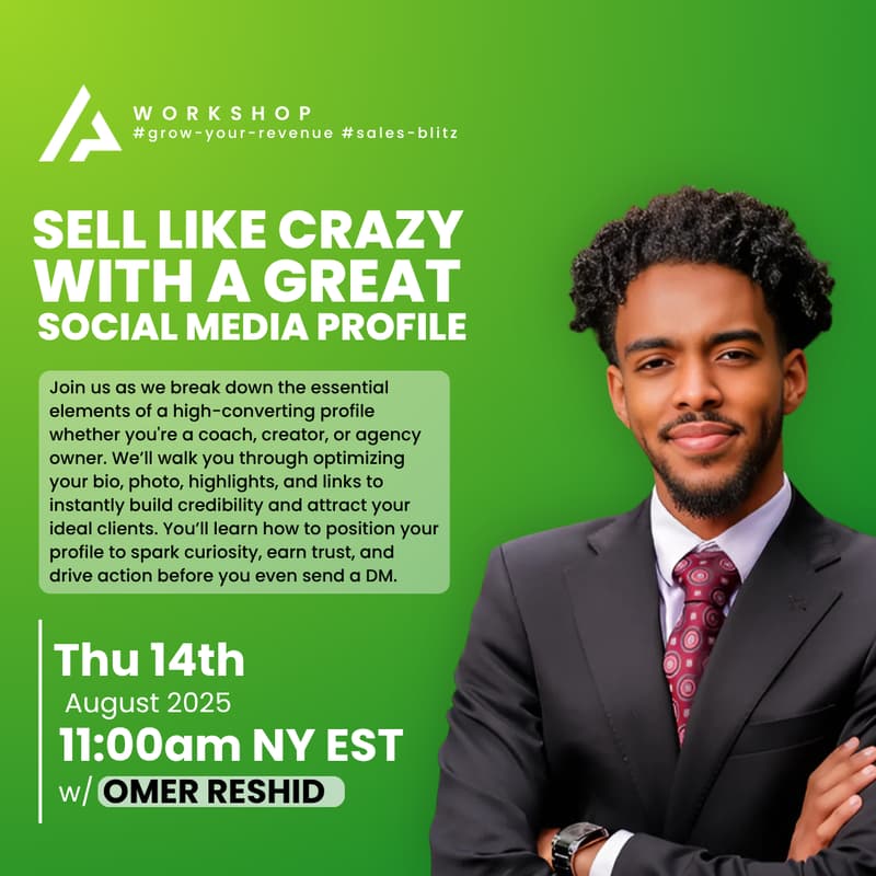 Cover Image for The Revenue Accelerator: Sell Like Crazy with A Great Social Media Profile