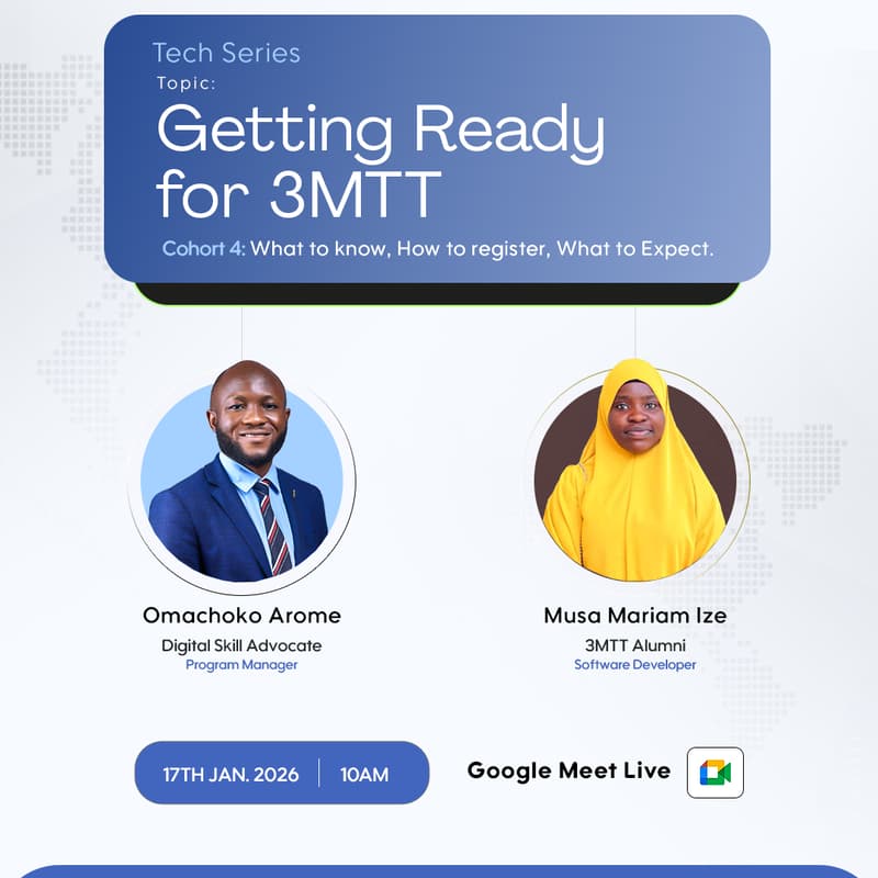 Cover Image for Preparing For 3MTT Cohort 4