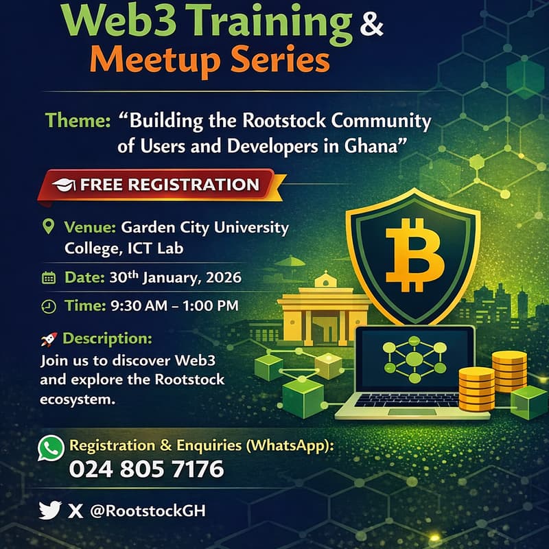 Cover Image for Building Rootstock Community Of Users And Developers In Ghana