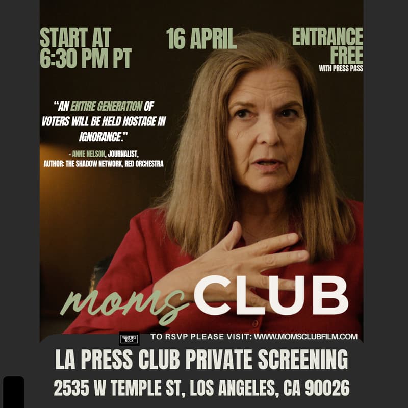 Cover Image for LA PRESS CLUB PRIVATE SCREENING OF MOMS CLUB