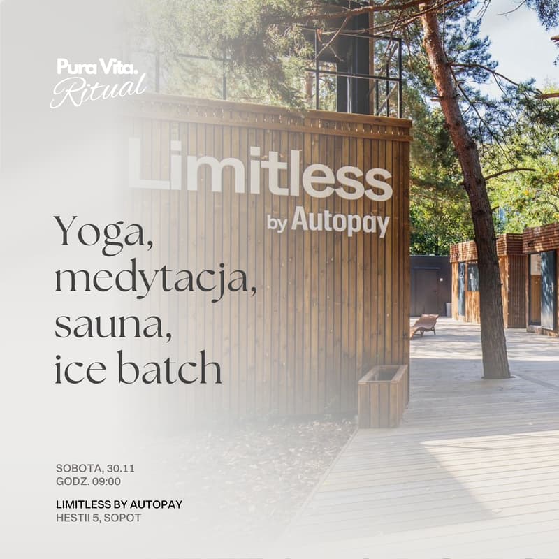 Cover Image for Yoga, sauna & Ice Bath – PuraVita Ritual x Limitless by Autopay