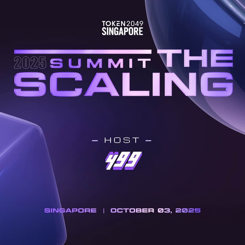 Cover Image for The Scaling Summit by 499 @TOKEN2049 Singapore