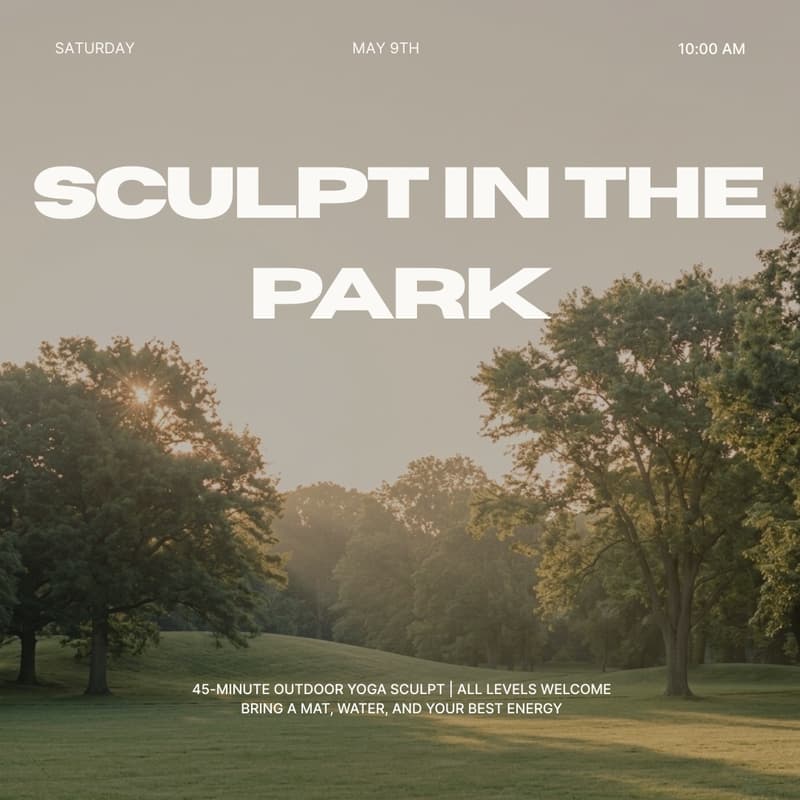 Cover Image for SCULPT IN THE PARK