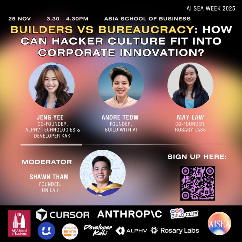 Cover Image for [Panel] Builders vs Bureaucracy: How can Hacker Culture Fit Into Corporate Innovation?