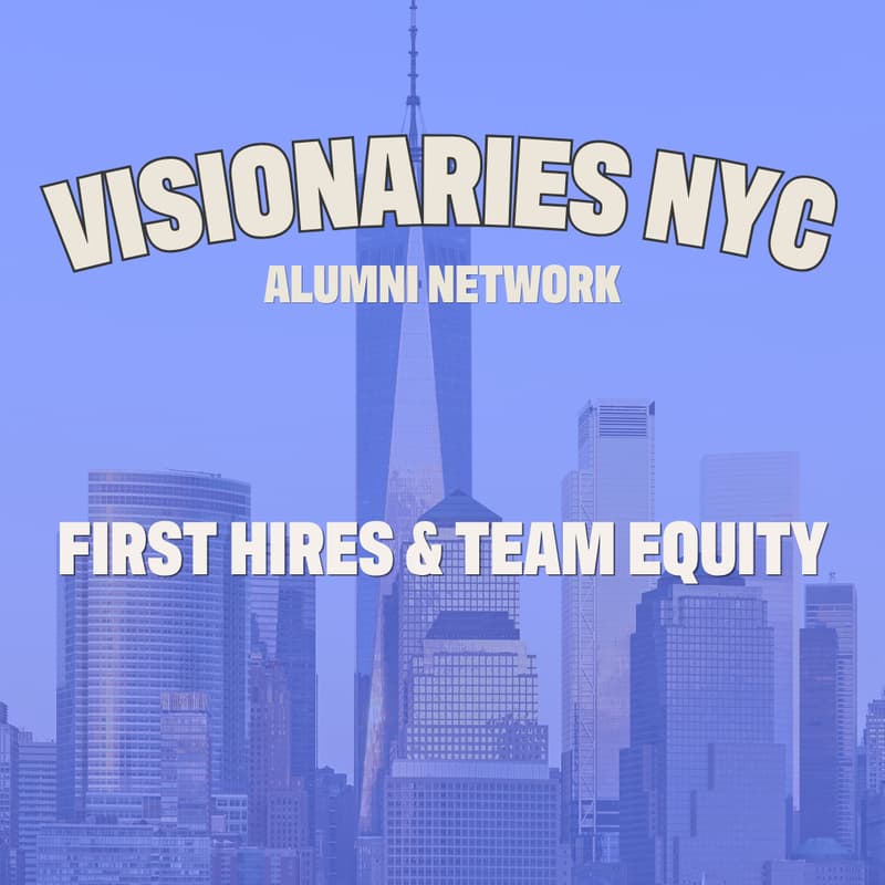 Cover Image for First Hires & Team Equity