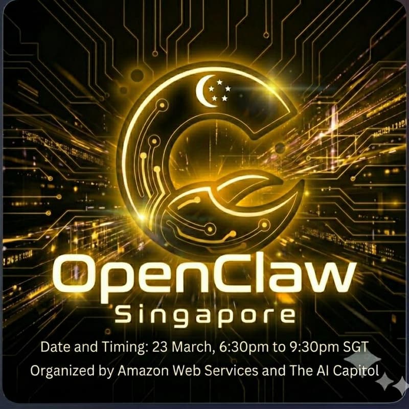 Cover Image for OpenClaw Singapore x Amazon Web Services x The AI Capitol
